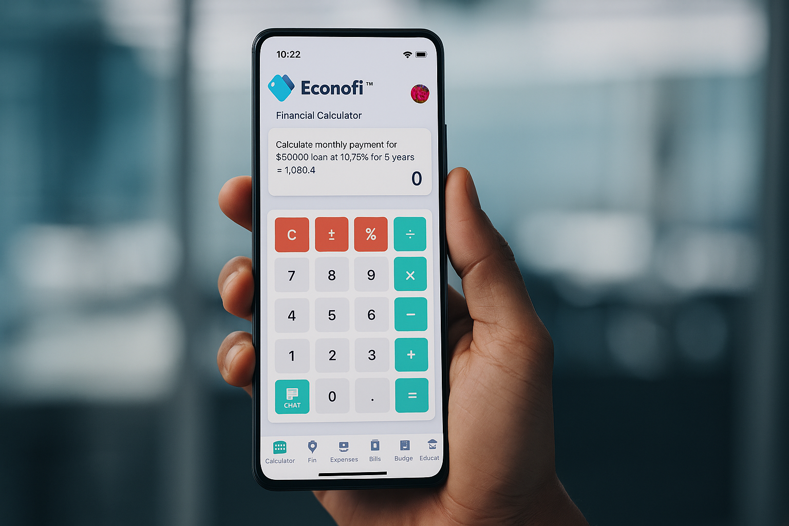 Econofi Calculator Interface_remix_01k4t56jjxf7gttkzmr8ck3n86 Econofi Calculator Interface_remix_01k4t56jjxf7gttkzmr8ck3n86